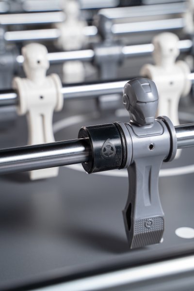 картинка Игровой стол - футбол "Nine Star Iron Men ITSF Grey" (144х75,5х90) от магазина Лазалка