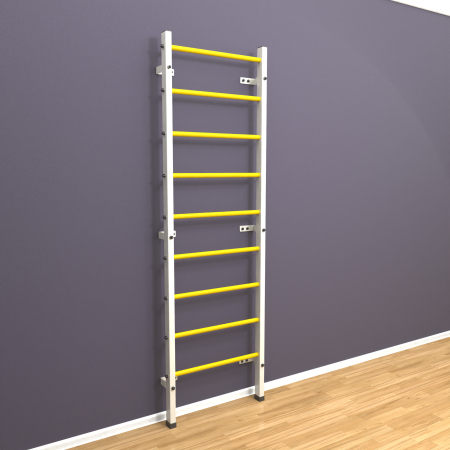 картинка Шведская стенка "LittleSport" (белый*желтый) от магазина Лазалка