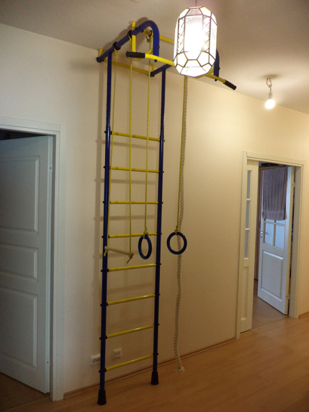 Детский спортивный комплекс ДСК   "Пионер-1" (синий-желтый)